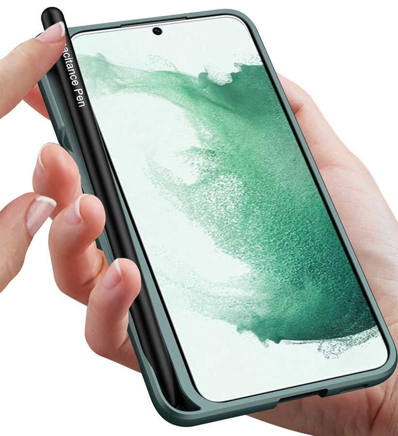 Galaxy S22 Kılıf Zore Kalemli Kıpta Kapak