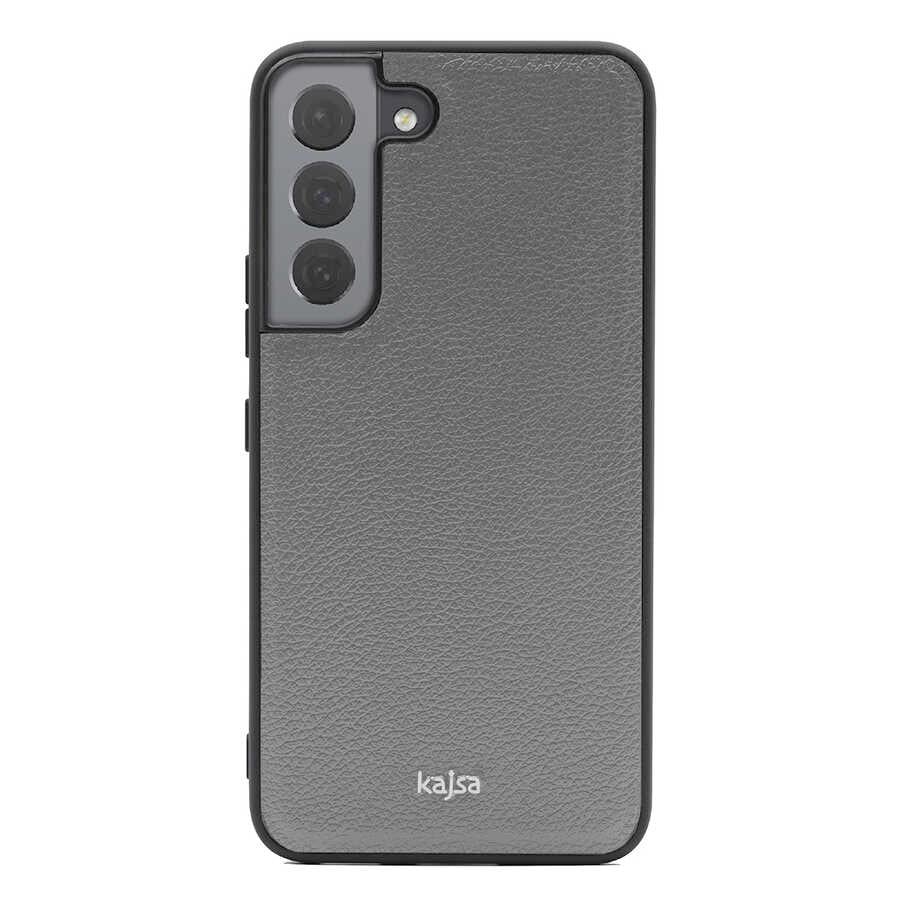 Galaxy S22 Plus Kılıf ​Kajsa Luxe Collection Hakiki Deri Kapak