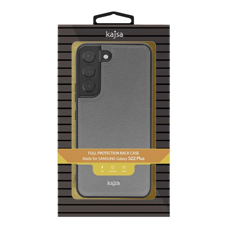 Galaxy S22 Plus Kılıf ​Kajsa Luxe Collection Hakiki Deri Kapak