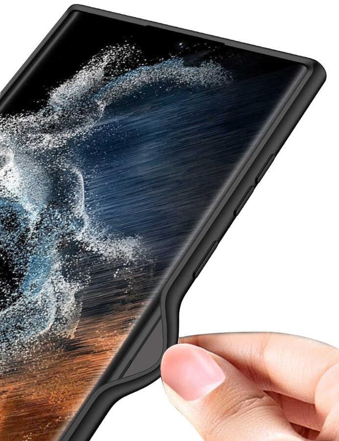 Galaxy S22 Ultra Kılıf Zore Silikon Kıpta Kapak