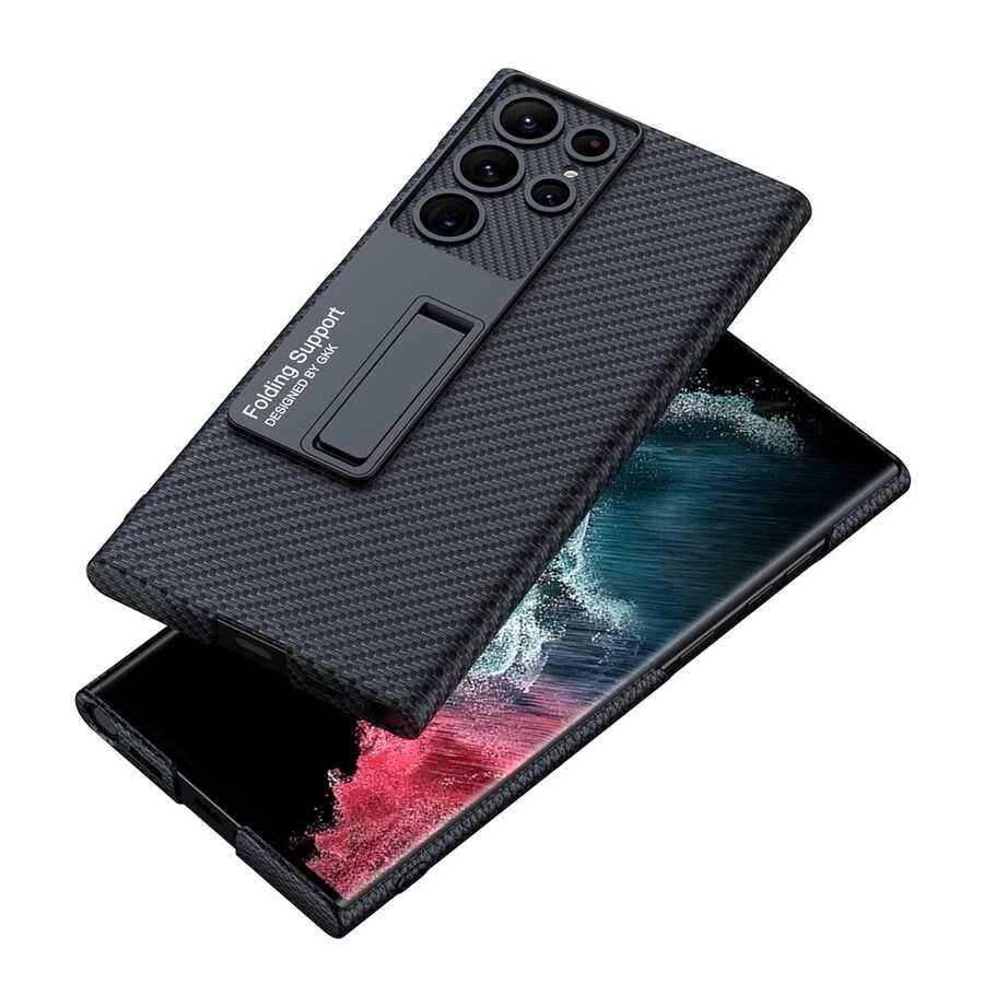 Galaxy S23 Ultra Kılıf Zore Kıpta Standlı Kapak