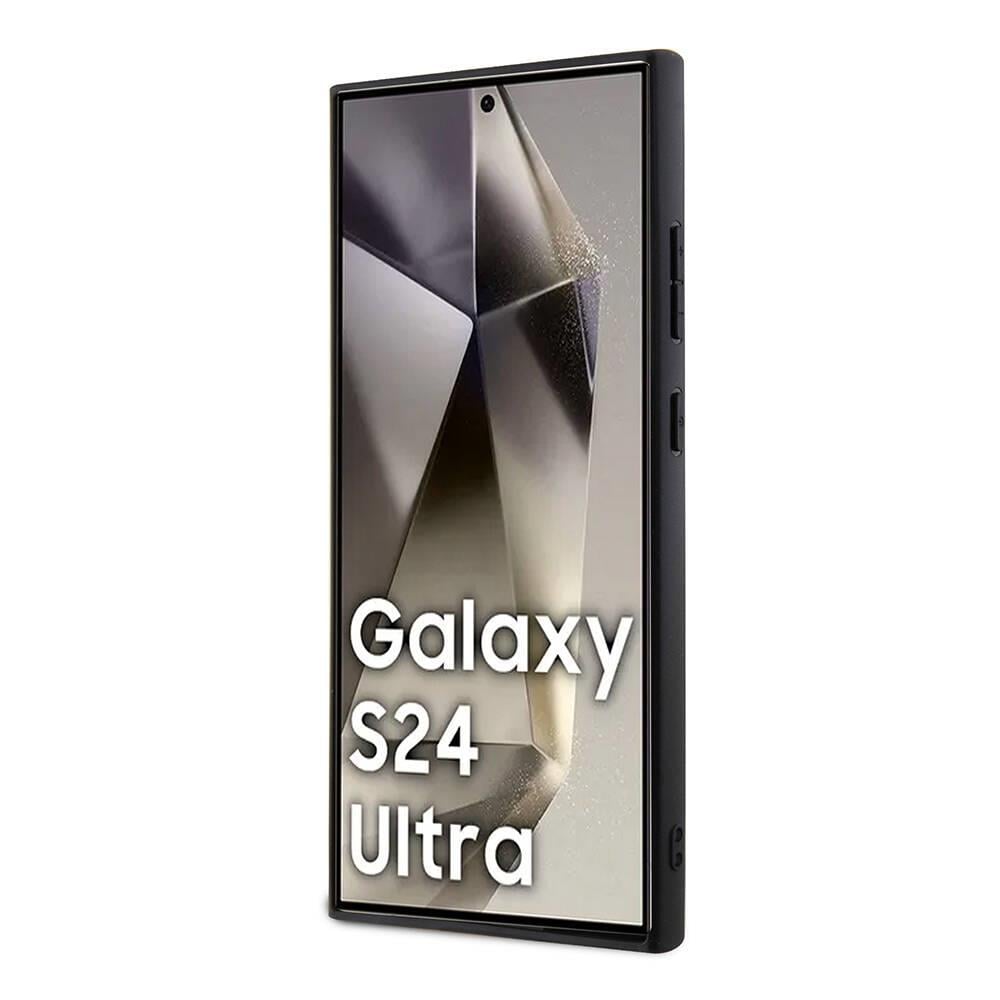 Galaxy S24 Ultra Kılıf BMW Orjinal Lisanslı M Logolu Üç Renk Çizgili Motorsport Circle Kapak