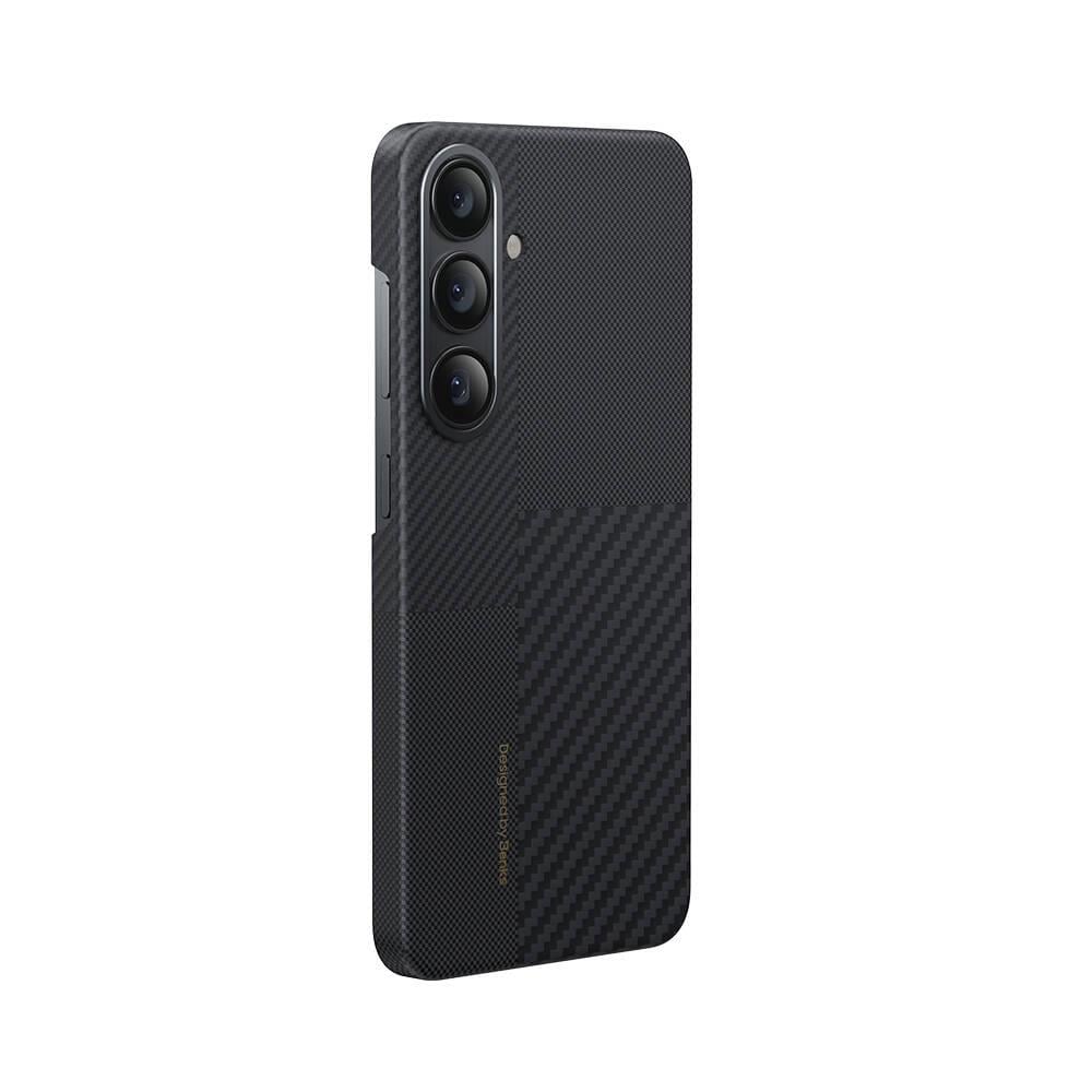 Galaxy S25 Plus Kılıf M-safe Şarj Özellikli Karbon Fiber Benks Montage ArmorAir Kevlar Kapak