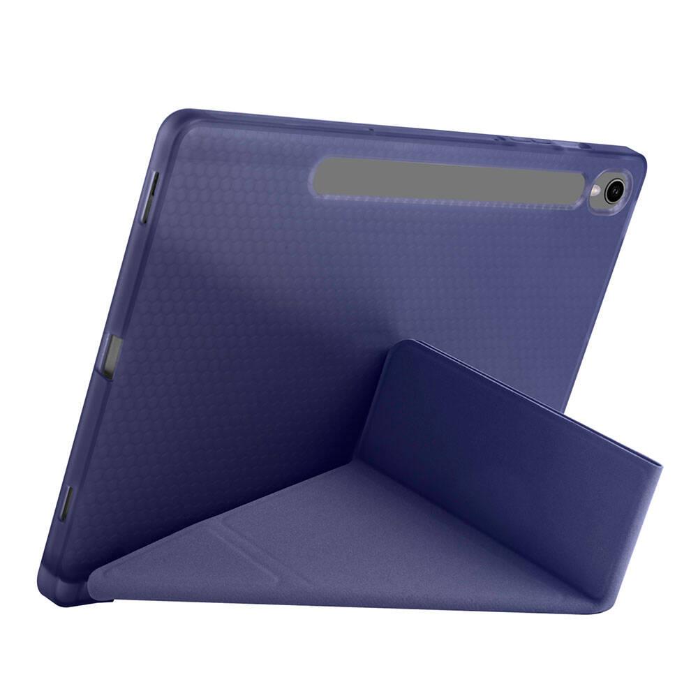 Galaxy Tab S9 Kılıf Zore Tri Folding Kalem Bölmeli Standlı Kılıf