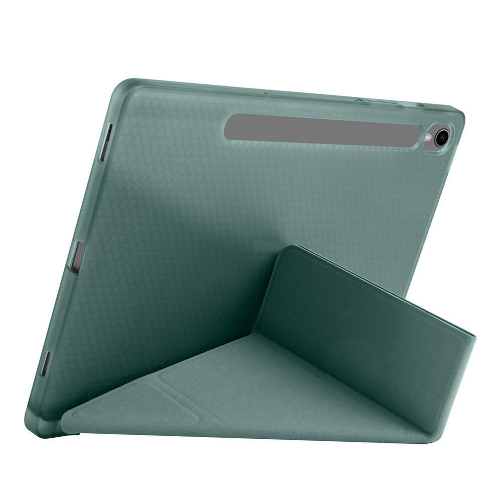 Galaxy Tab S9 Kılıf Zore Tri Folding Kalem Bölmeli Standlı Kılıf