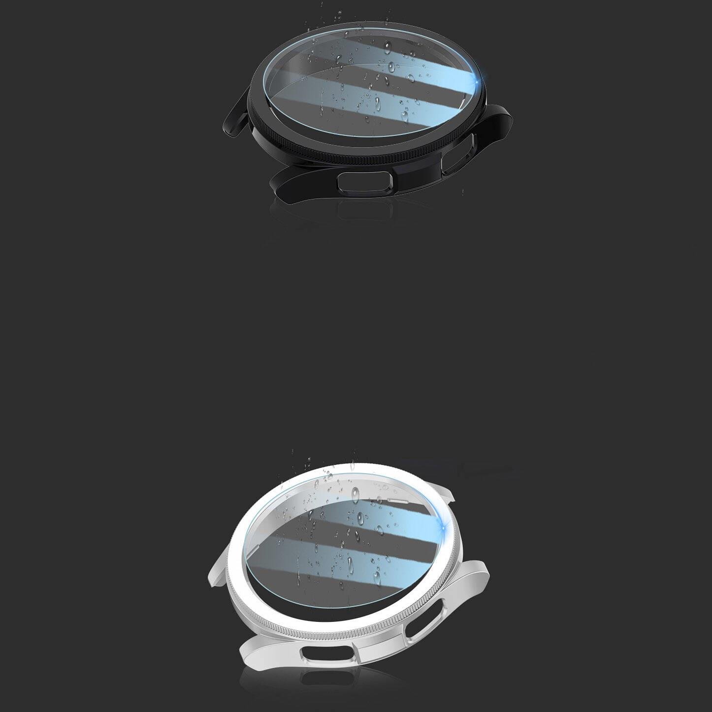 Galaxy Watch 6 Classic 43mm Sert PC Kasa ve Ekran Koruyucu Zore Watch Gard 29