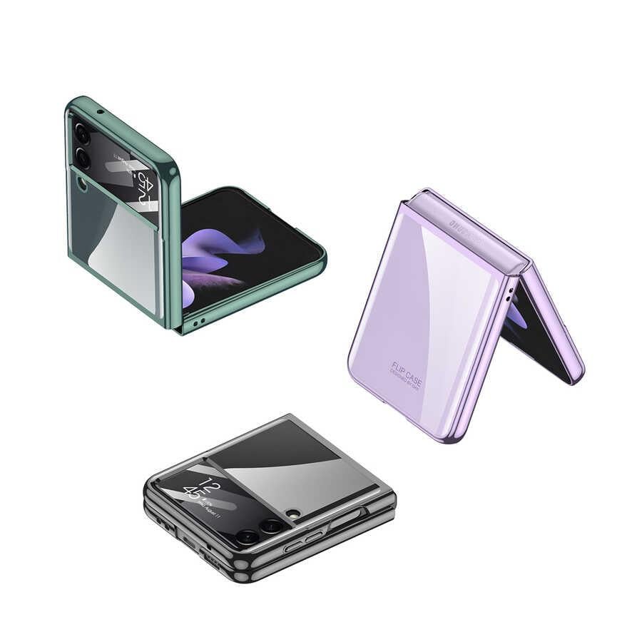 Galaxy Z Flip 4 Kılıf Zore Kıpta Lensli Kapak