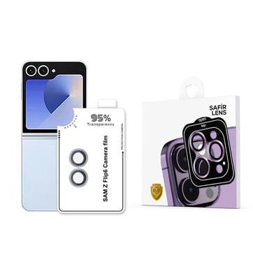 Galaxy Z Flip 6 Zore CL-11 Safir Parmak İzi Bırakmayan Anti-Reflective Kamera Lens Koruyucu