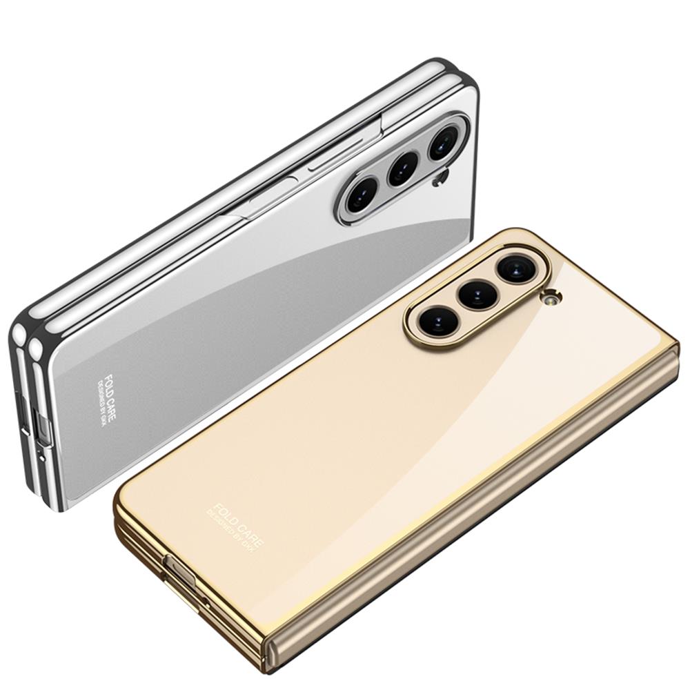Galaxy Z Fold 5 Kılıf Zore Full Camlı Kıpta Kapak