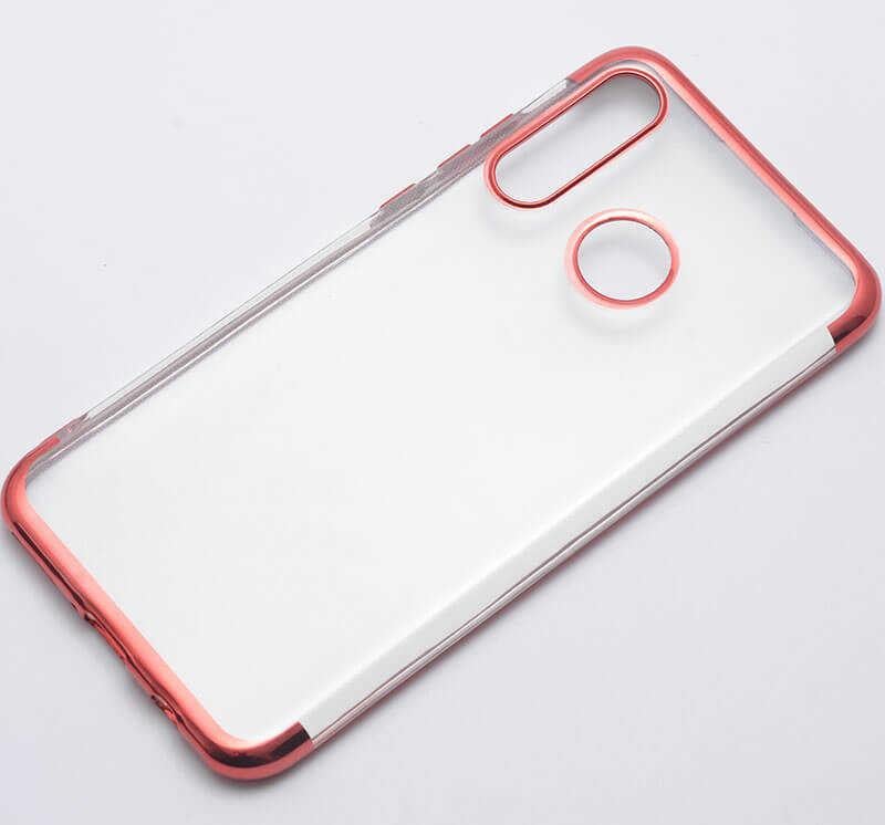 Huawei P30 Lite Kılıf Zore Dört Köşeli Lazer Silikon Kapak