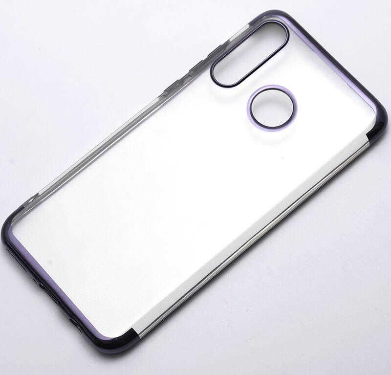 Huawei P30 Lite Kılıf Zore Dört Köşeli Lazer Silikon Kapak