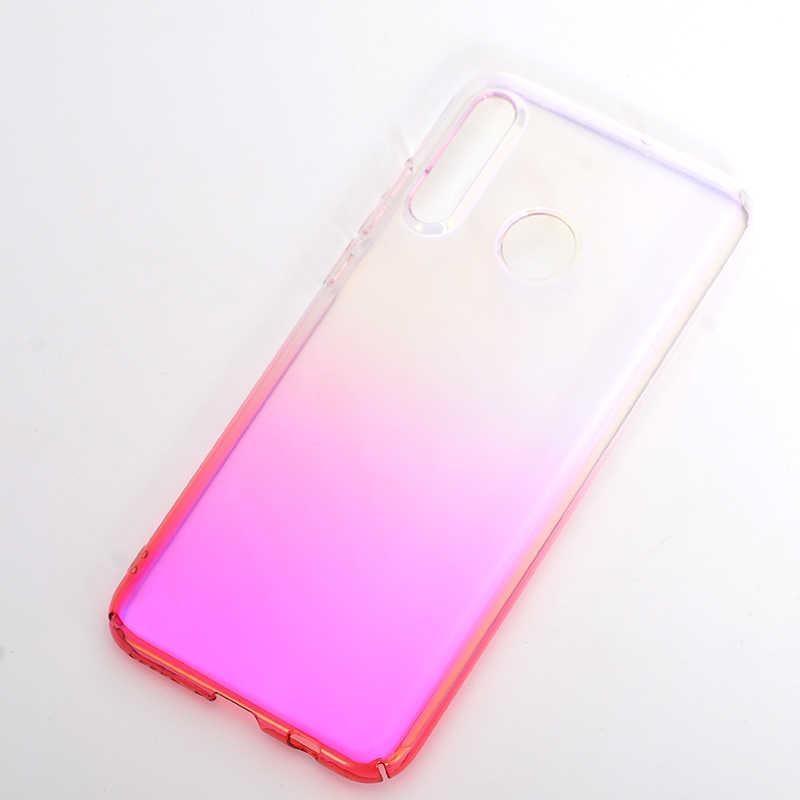 Huawei P30 Lite Kılıf Zore Renkli Transparan Kapak