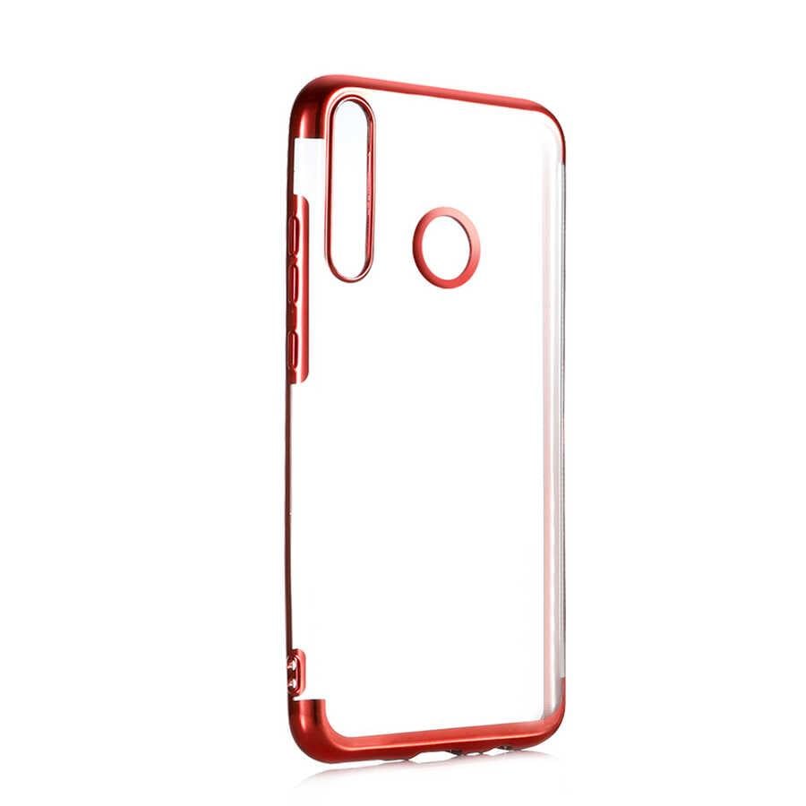 Huawei P40 Lite E Kılıf Zore Dört Köşeli Lazer Silikon Kapak