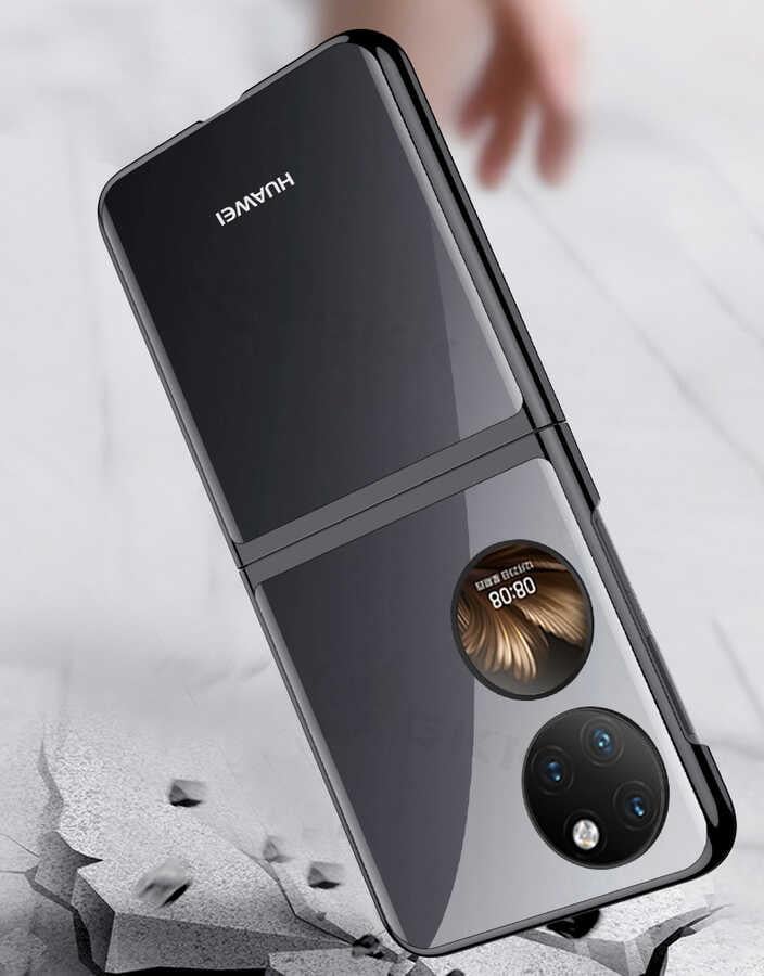 Huawei P50 Pocket Kılıf Zore Kıpta Kapak