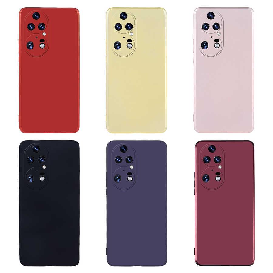 Huawei P50 Pro Kılıf Zore Premier Silikon Kapak
