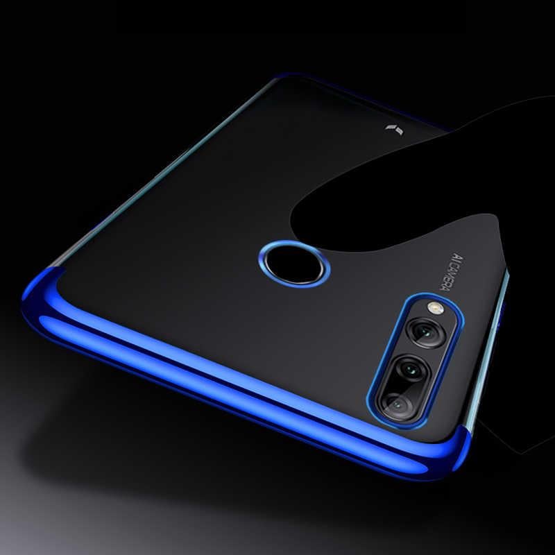 Huawei Y9 Prime 2019 Kılıf Zore Dört Köşeli Lazer Silikon Kapak