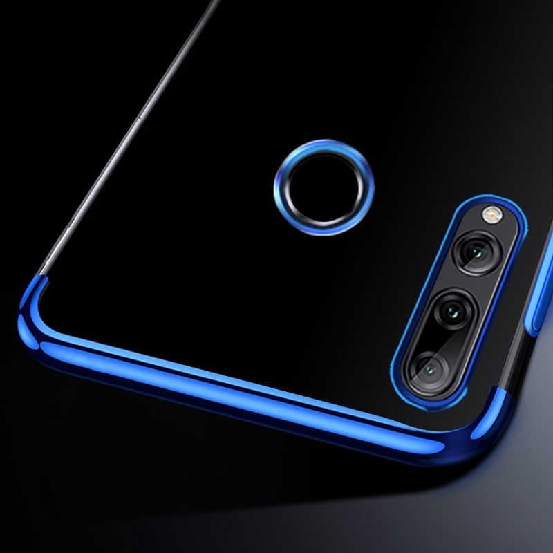 Huawei Y9 Prime 2019 Kılıf Zore Dört Köşeli Lazer Silikon Kapak