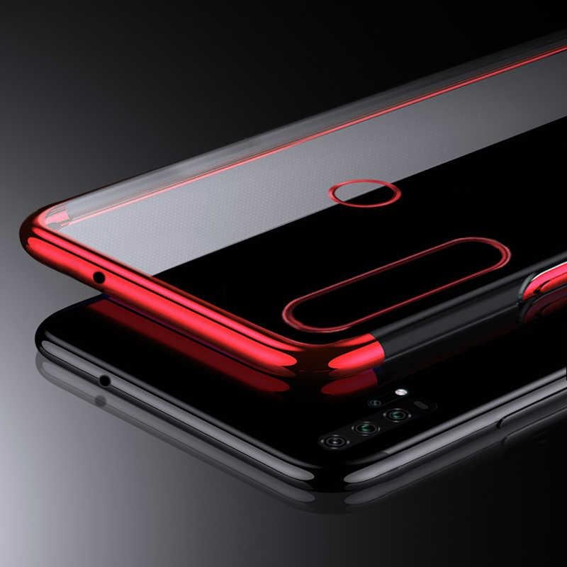 Huawei Y9 Prime 2019 Kılıf Zore Dört Köşeli Lazer Silikon Kapak