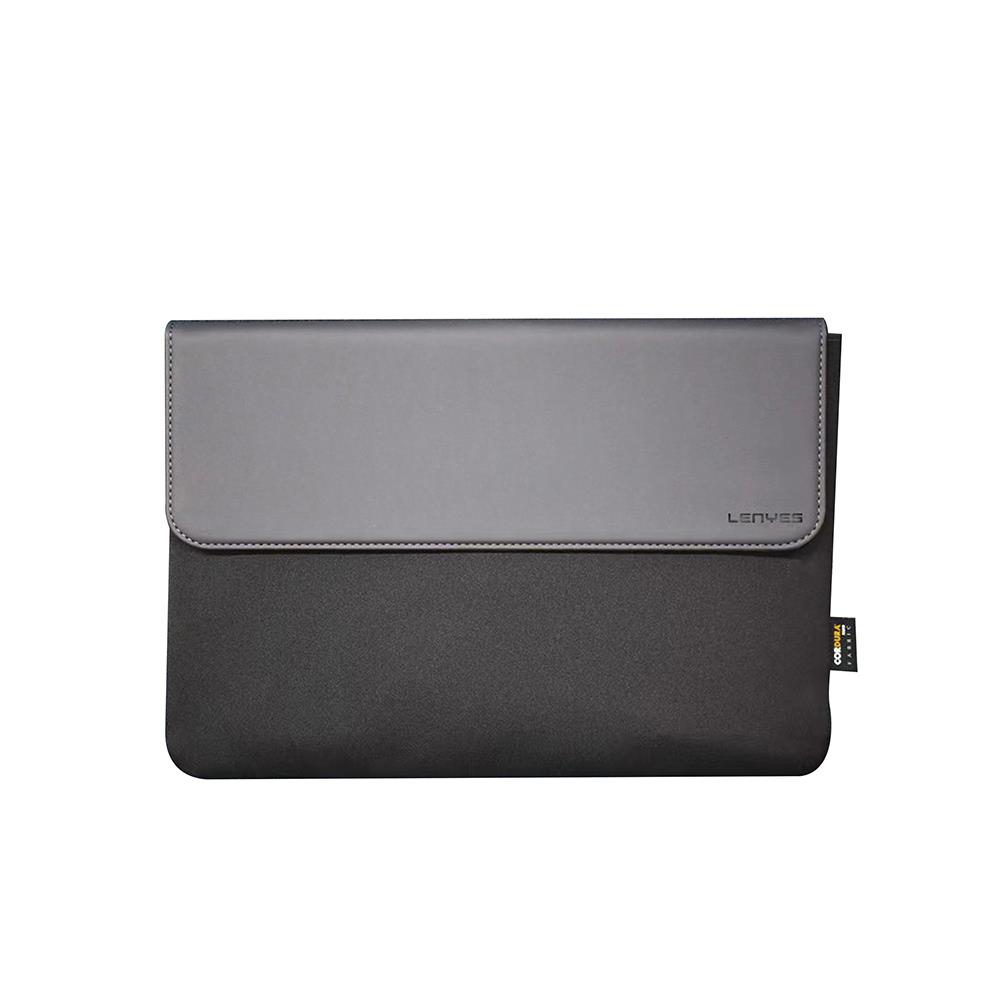 Lenyes LB503 Darbe Emici Su Geçirmez PU Cordura Kumaş 13-14 inç Laptop Çantası