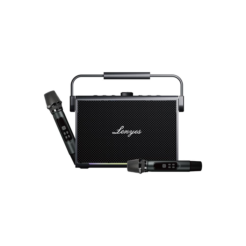 Lenyes Titan 2 Serisi RGB Işıklı Çİft Mikrofonlu Taşınabilir TWS Bluetooth Speaker Hoparlör v5.3 5000mAh