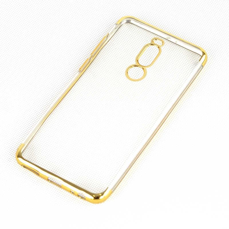Meizu Note 8 Kılıf Zore Dört Köşeli Lazer Silikon Kapak