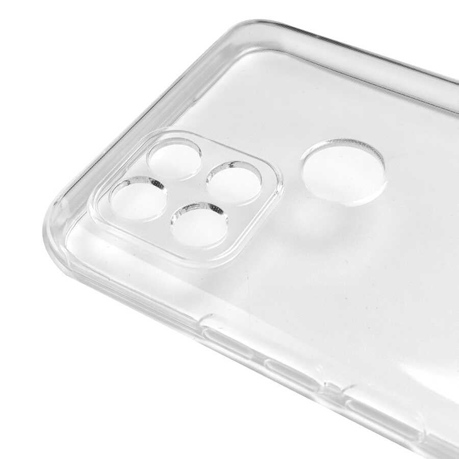 Oppo A15 Kılıf Zore Kamera Korumalı Süper Silikon Kapak