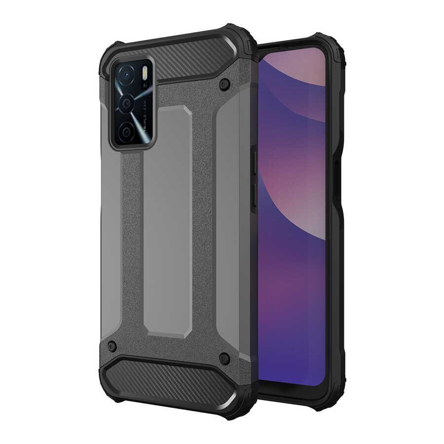 Oppo A16 Kılıf Zore Crash Silikon Kapak