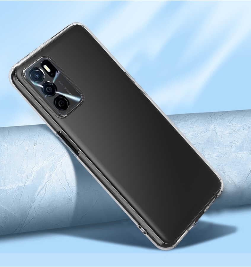 Oppo A16 Kılıf Zore Kamera Korumalı Süper Silikon Kapak