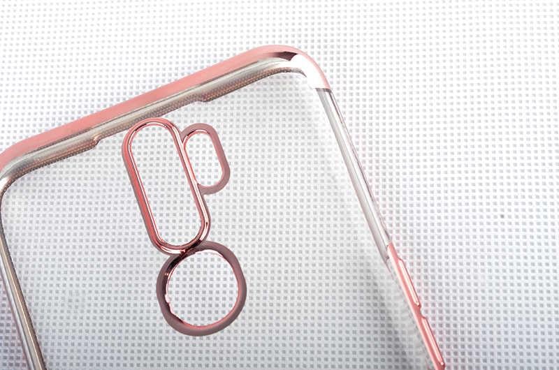 Oppo A5 2020 Kılıf Zore Dört Köşeli Lazer Silikon Kapak