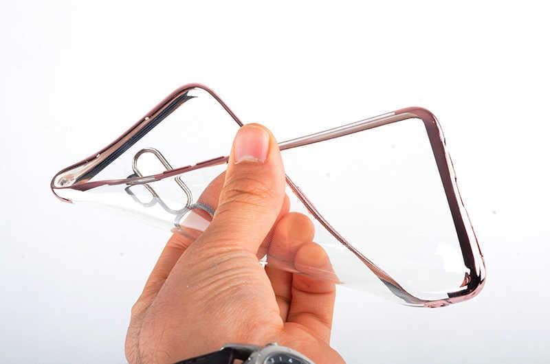 Oppo A9 2020 Kılıf Zore Dört Köşeli Lazer Silikon Kapak