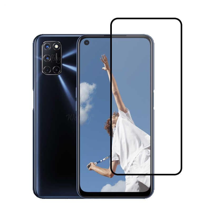 Oppo A92 Zore Kenarları Kırılmaya Dayanıklı Cam Ekran Koruyucu