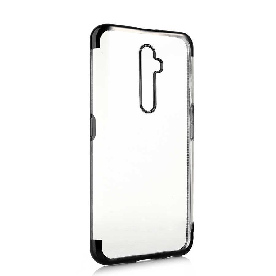 Oppo Reno 2Z Kılıf Zore Dört Köşeli Lazer Silikon Kapak