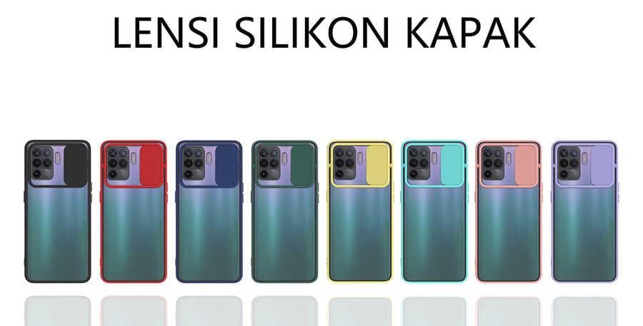 Oppo Reno 5 Lite Kılıf Zore Lensi Kapak