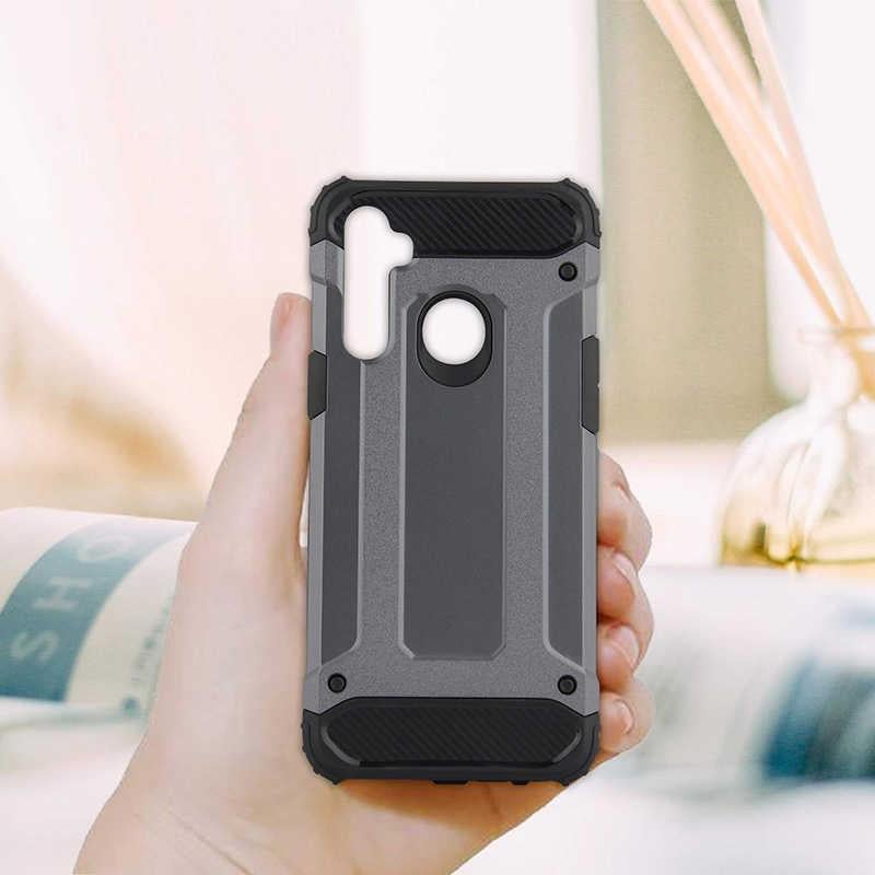 Realme C3 Kılıf Zore Crash Silikon Kapak