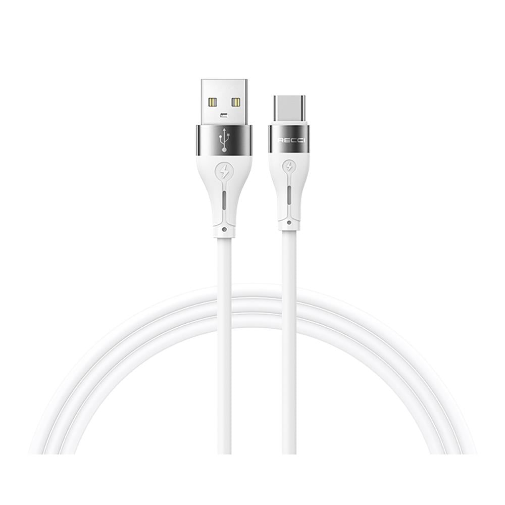 Recci RS11C Swift Serisi USB-A to Type-C 3A Hızlı Şarj Özellikli Data ve Şarj Kablosu 1M