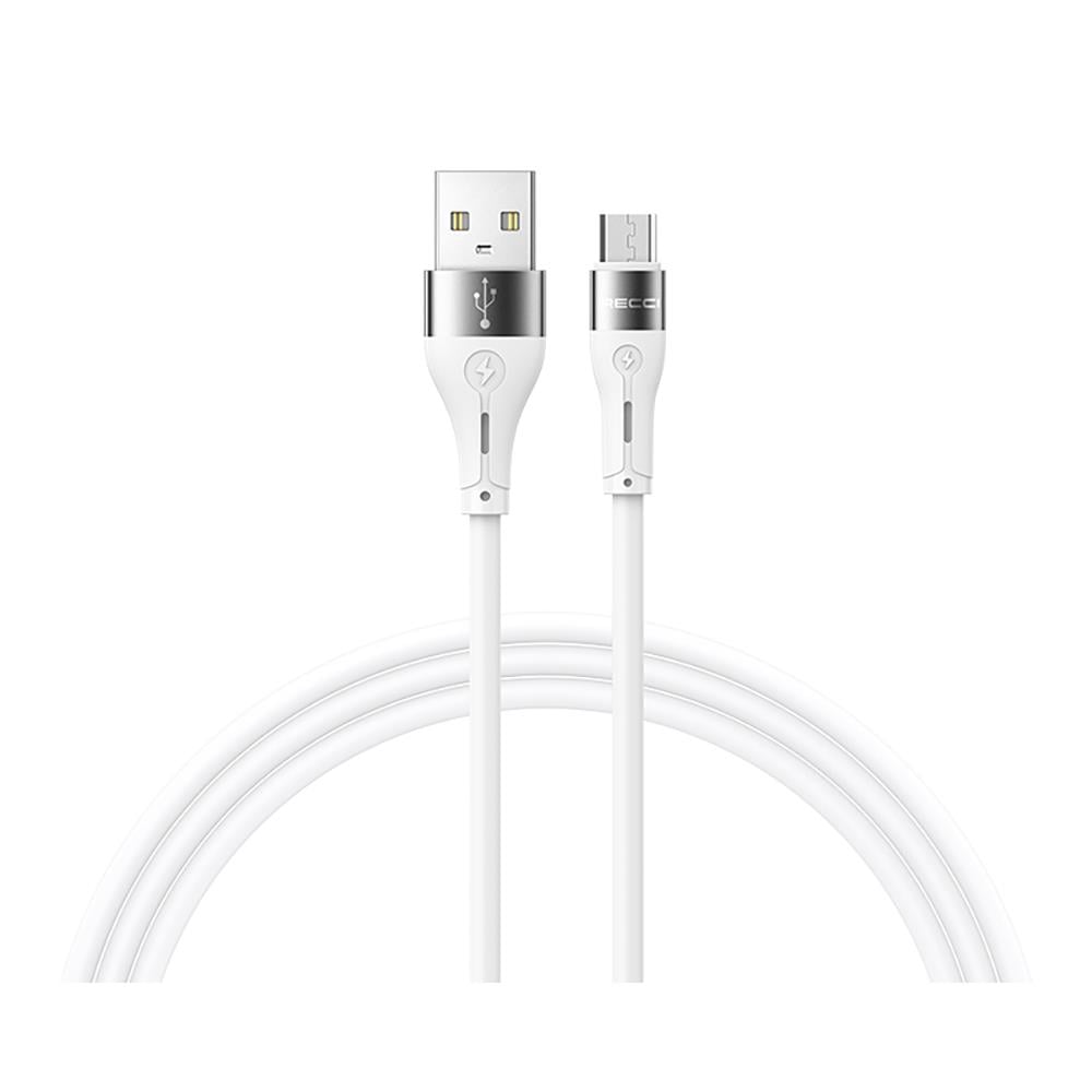 Recci RS11M Swift Serisi USB-A to Micro 2.4A Hızlı Şarj Özellikli Data ve Şarj Kablosu 1M