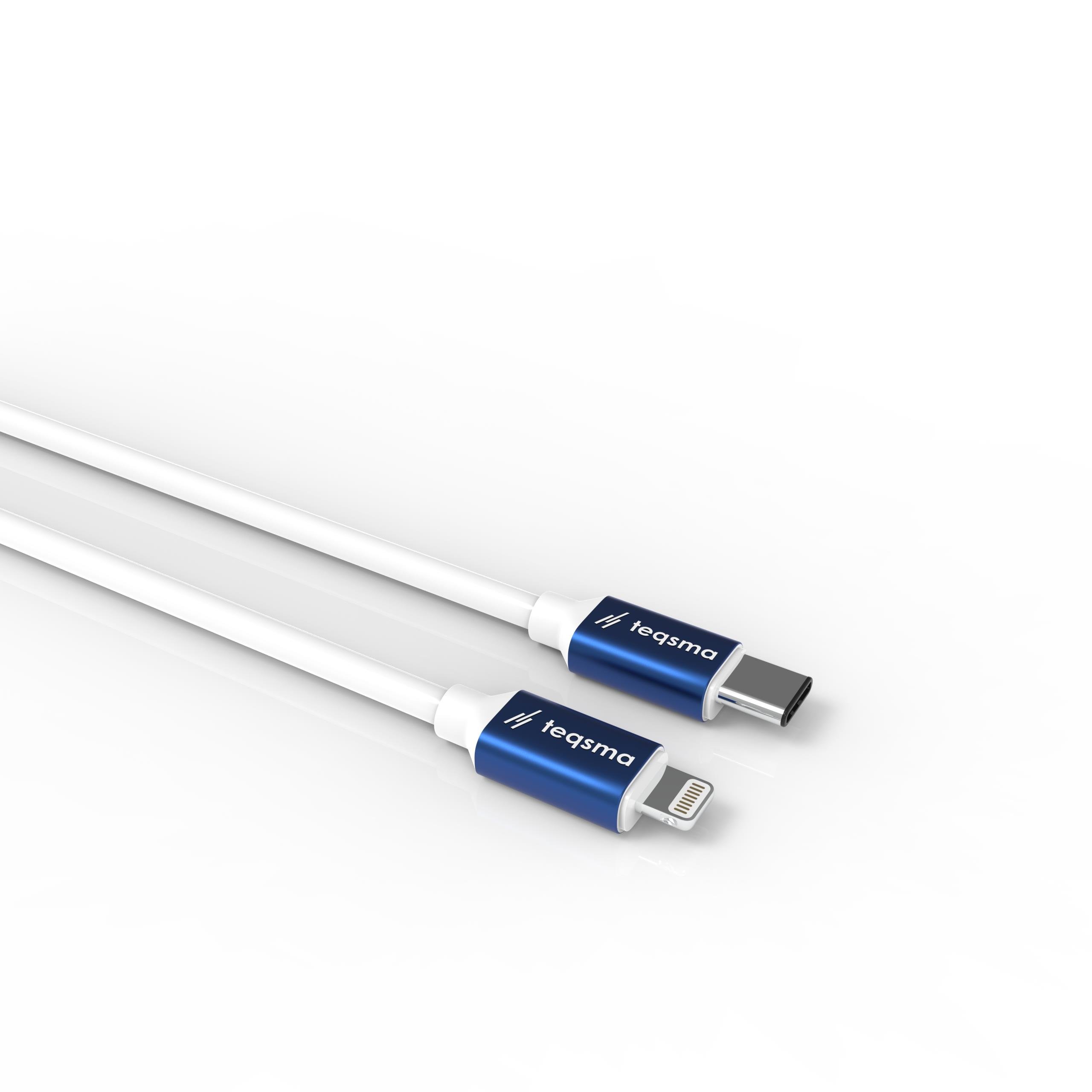 TEQSMA FUSION METAL L27 Lightning - Type-C Kablo 27W 100Cm