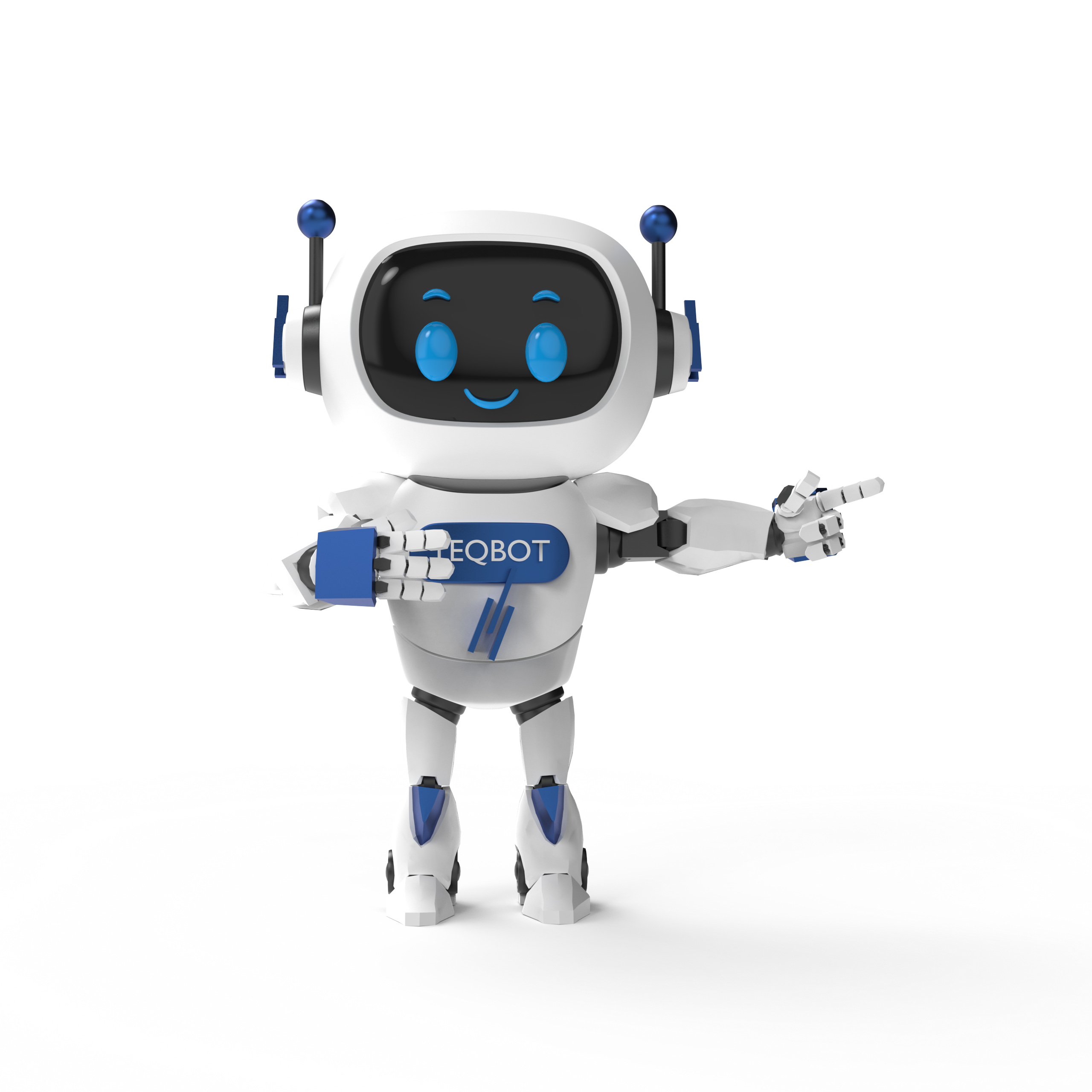 TEQSMA TEQBOT – 3D Yazıcı Üretimi Dekoratif Robot
