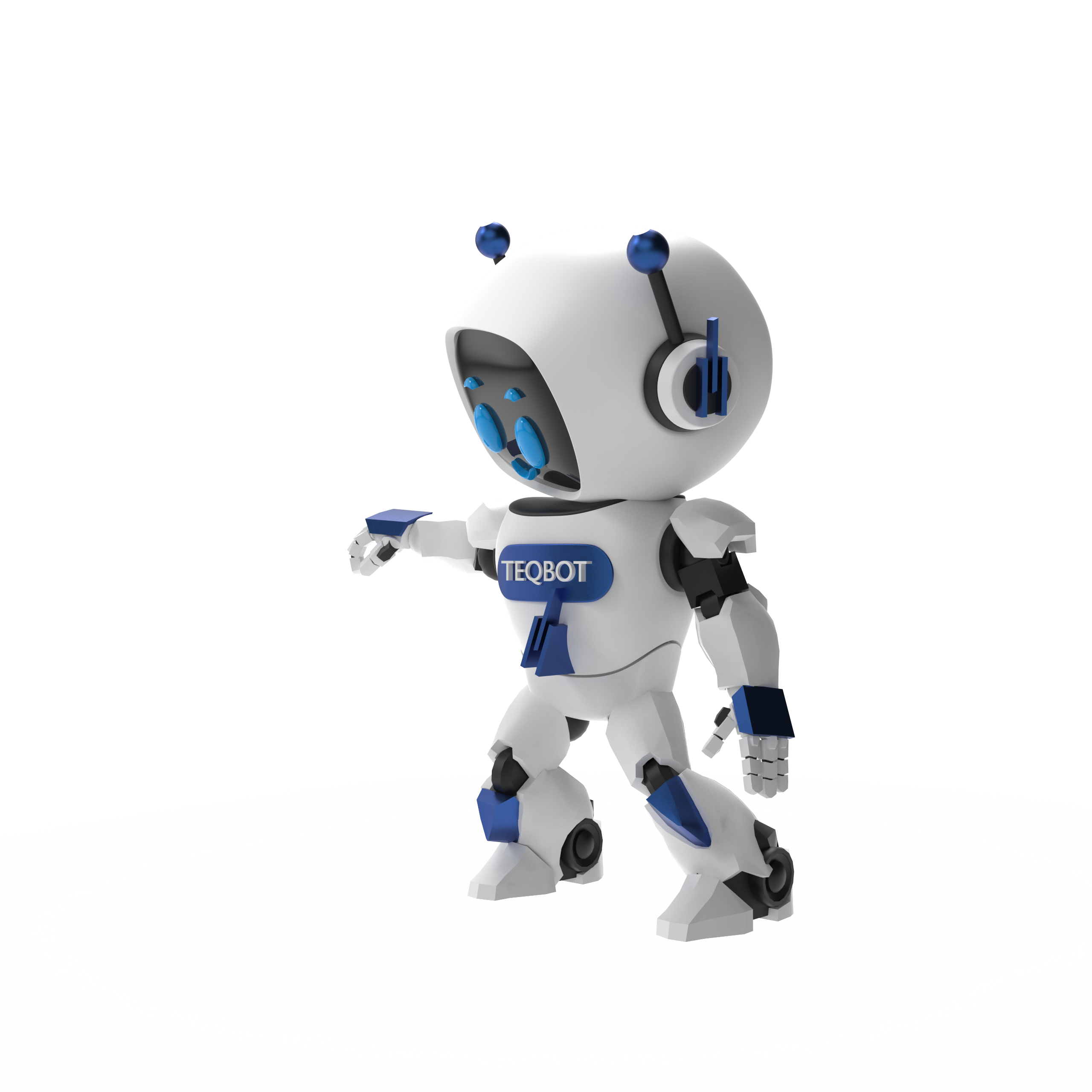 TEQSMA TEQBOT – 3D Yazıcı Üretimi Dekoratif Robot