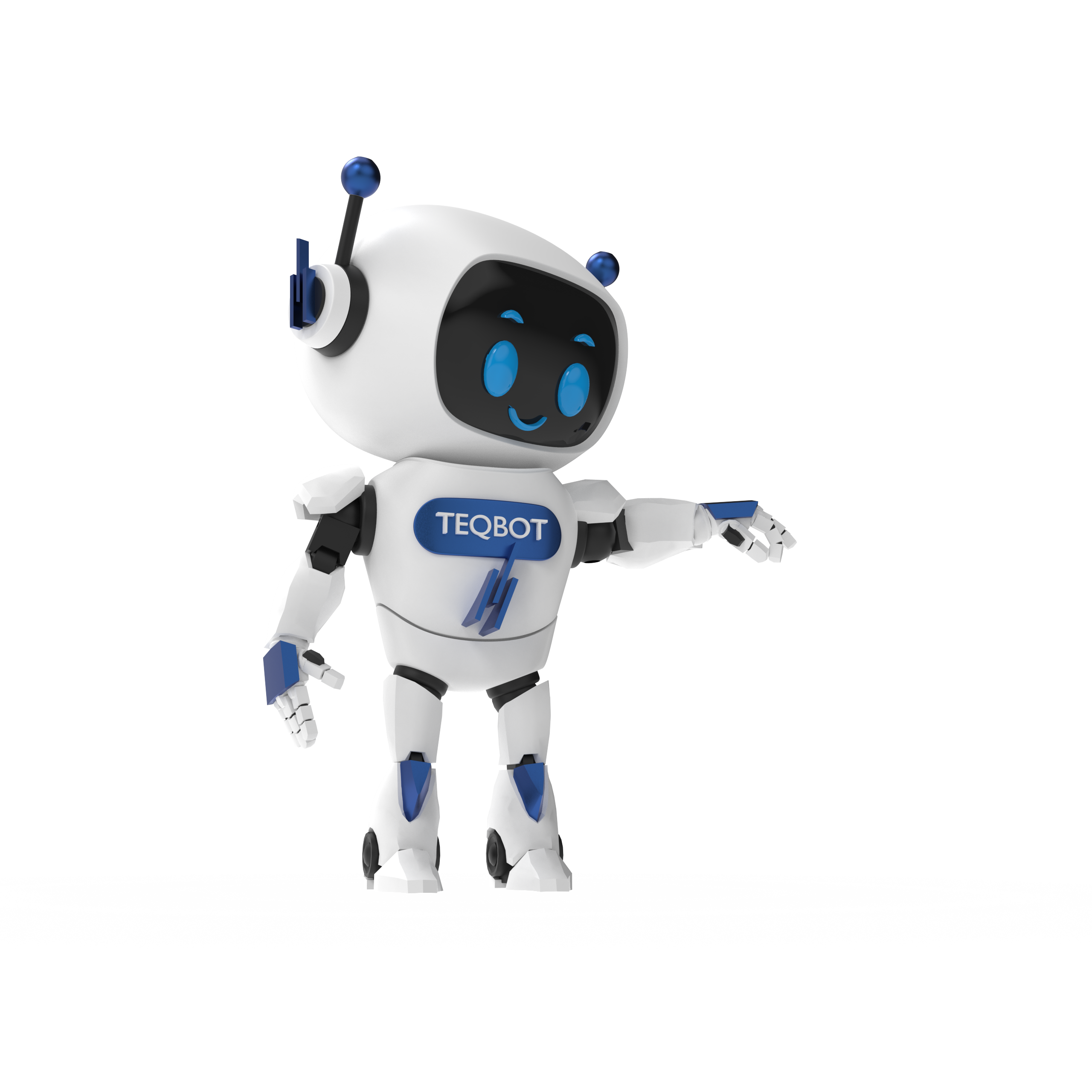 TEQSMA TEQBOT – 3D Yazıcı Üretimi Dekoratif Robot