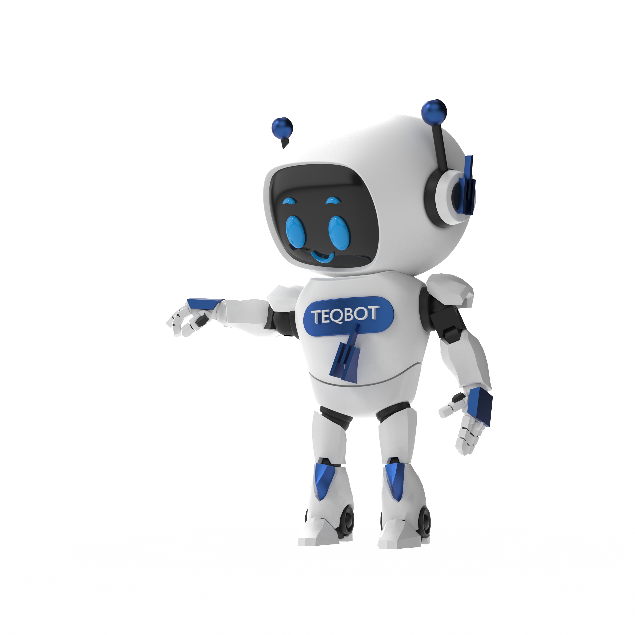 TEQSMA TEQBOT – 3D Yazıcı Üretimi Dekoratif Robot