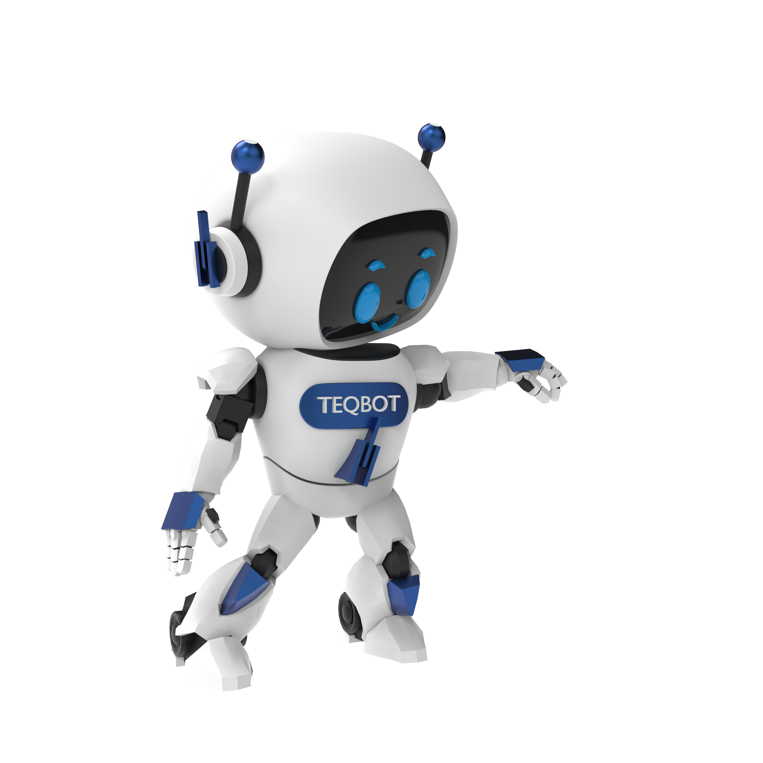TEQSMA TEQBOT – 3D Yazıcı Üretimi Dekoratif Robot