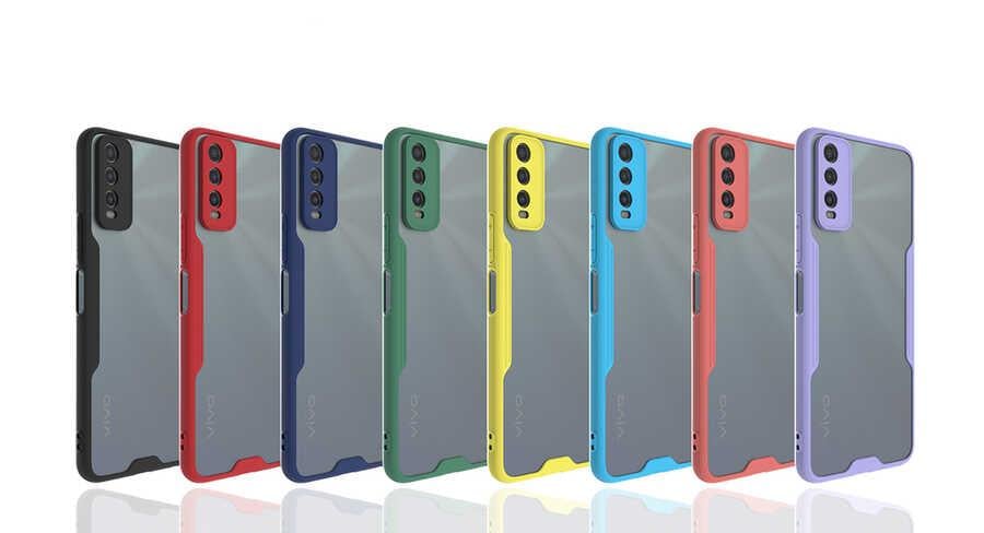 Vivo Y20S Kılıf Zore Parfe Kapak