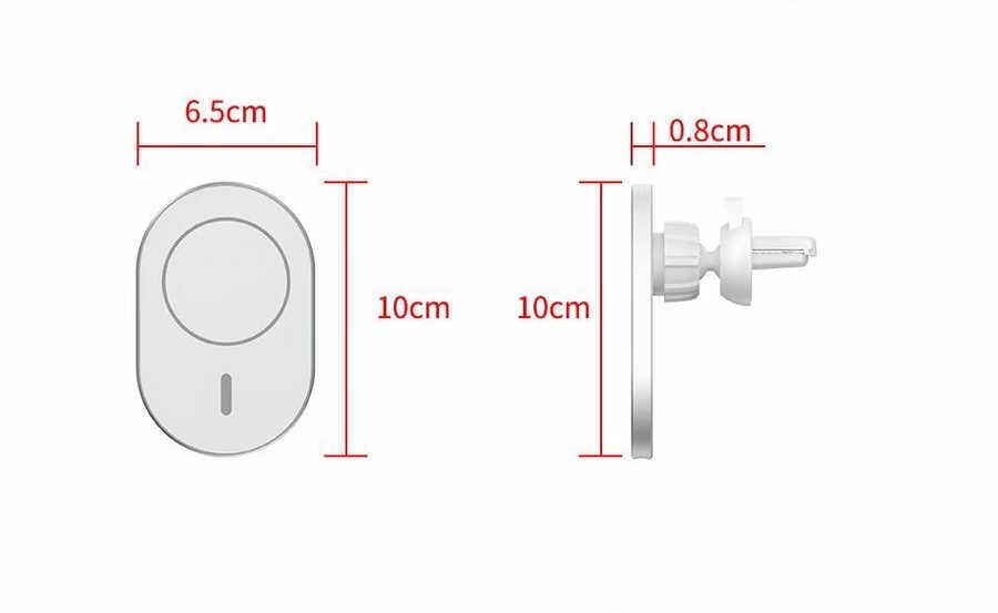 Wiwu CH-306 Magnetic Wireless Charging Car Mount Araç Telefon Tutucu