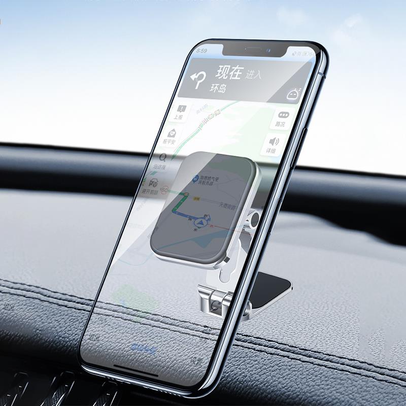 Wiwu CH023 360 Derece Dönebilen Magnetik Düz Zemin Versiyon Araç Telefon Tutucu