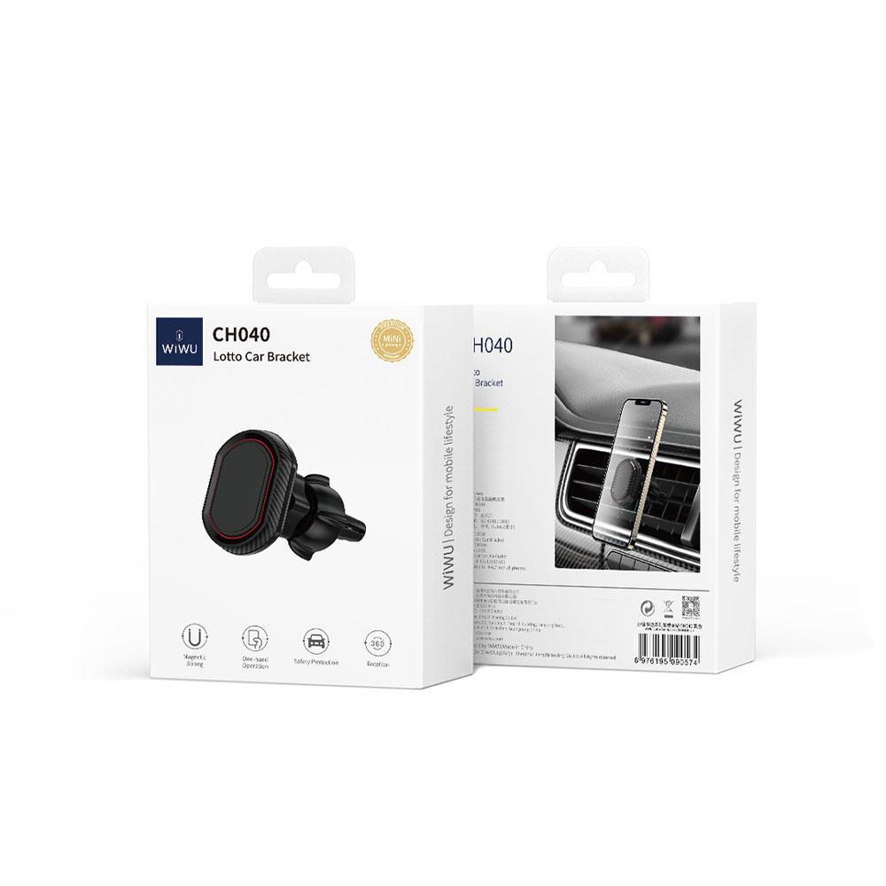 Wiwu CH040 360 Derece Dönebilen Havalandırma Tasarım Magnetik Araç Telefon Tutucu