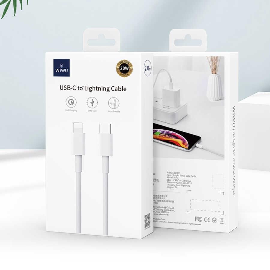 ​​​Wiwu G90 20W PD To Lightning Kablo 1M