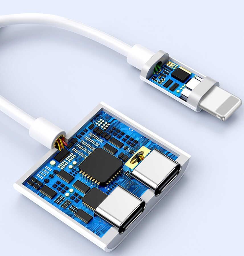 Wiwu LT01 Plus Lightning Ses Adaptörü
