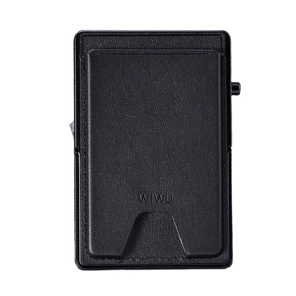 Wiwu MW-006 Tasarımlı 6 Hazneli PU Magnetik Standlı Kartlık