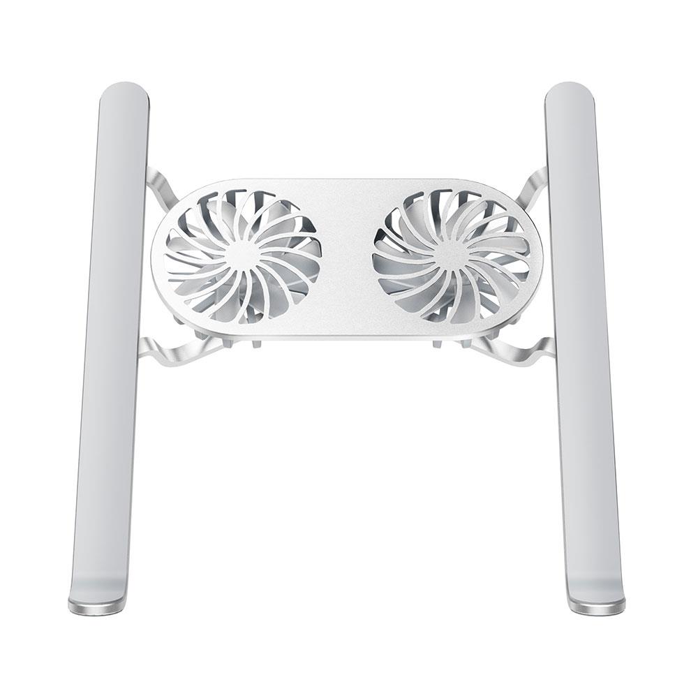 Wiwu S400 Pro Çift Fanlı Işıklı Katlanabilir Ayarlanabilir Laptop Standı 5W 3000RPM